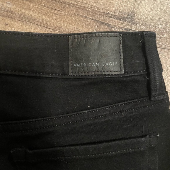 Black American Eagle Jean Shorts - Picture 4 of 5